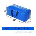 Foldable PE Extra Large Heavy Duty Storage Bag Moving Waterproof Moisture-proof Storage Bags With Reinforced Zippers